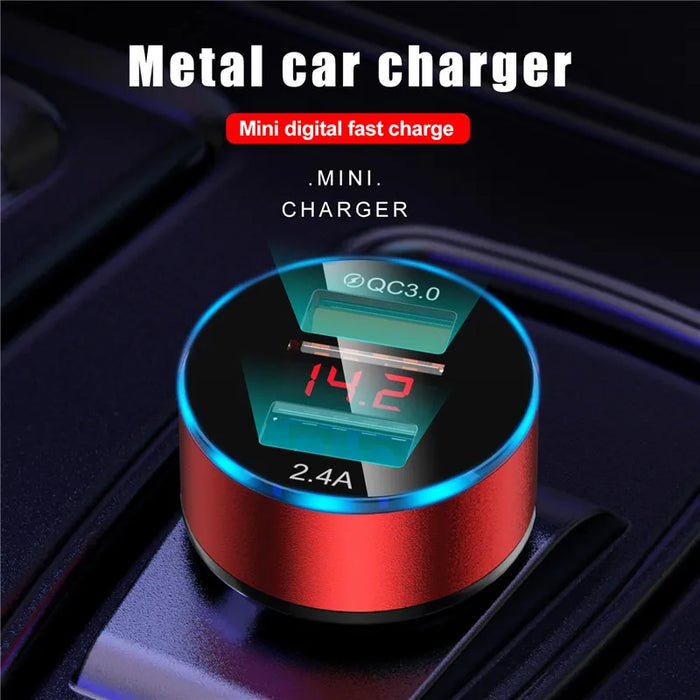 Universal Dual Usb Car Charger For Iphone Samsung