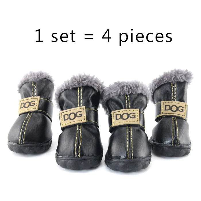 4 Piece Anit Slip Winter Dog Boots