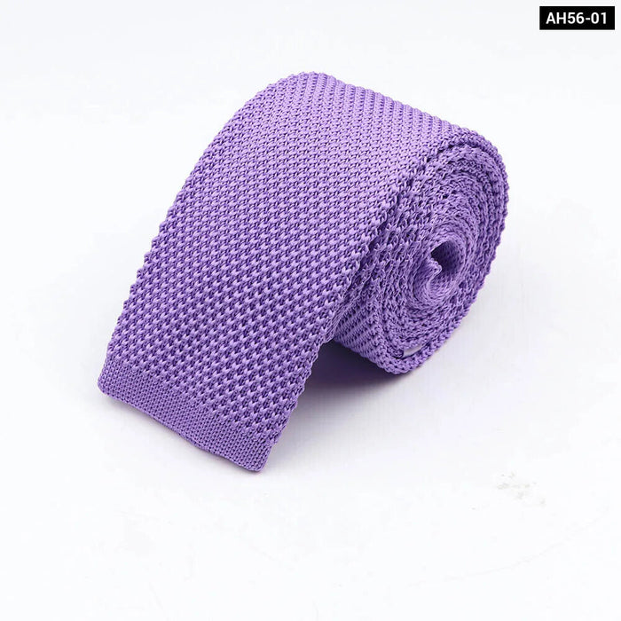 Colourful Knit Tie For Men Weddings Business And Parties