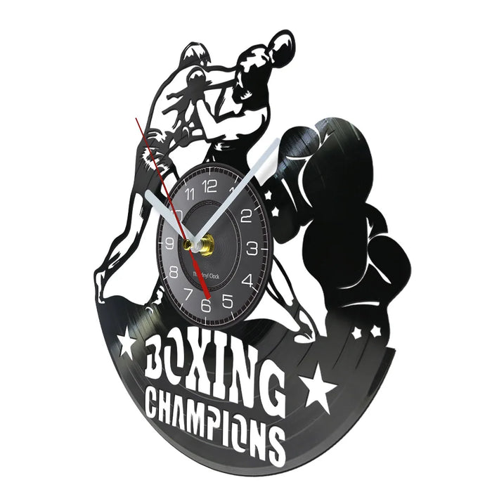 Boxing Champions Vinyl Clock