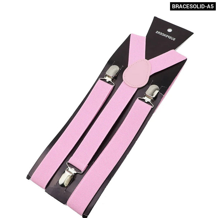 Adjustable Unisex Suspenders For Weddings