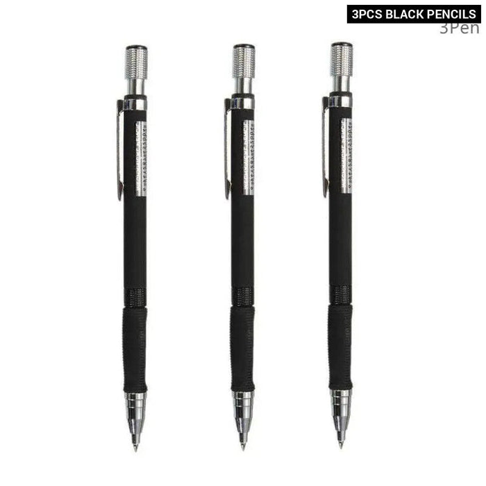 2.0Mm Mechanical Pencil Set With Colour Black Lead Refills For Drafting Writing Crafting Art Sketch