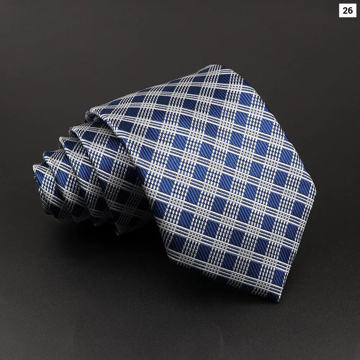 Classic Stripe Necktie Mens Wedding Tie