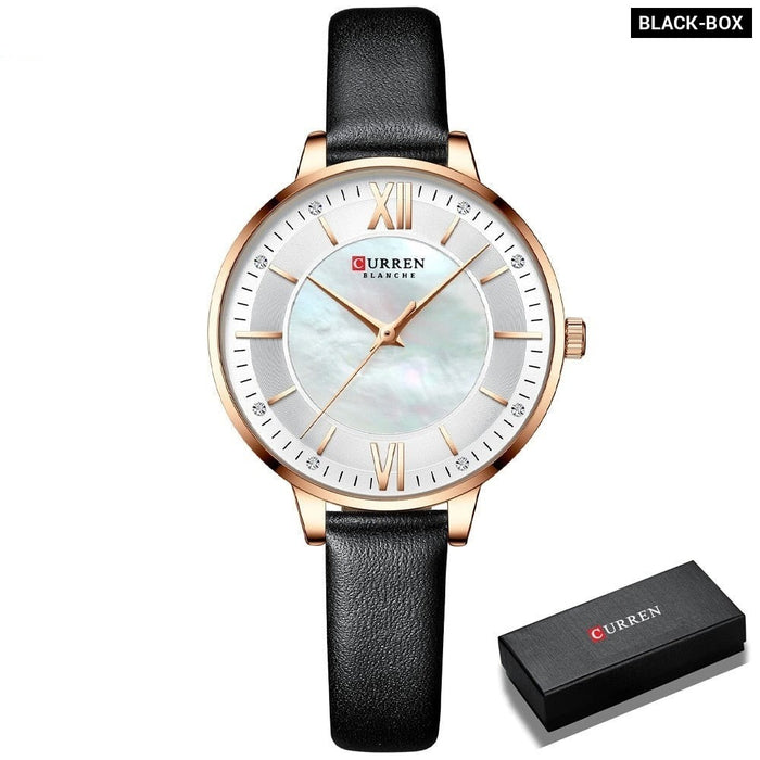 Watch for Women Luxury Casual Clock Leather Quartz Brandes Ladies Wristwatches Fashion