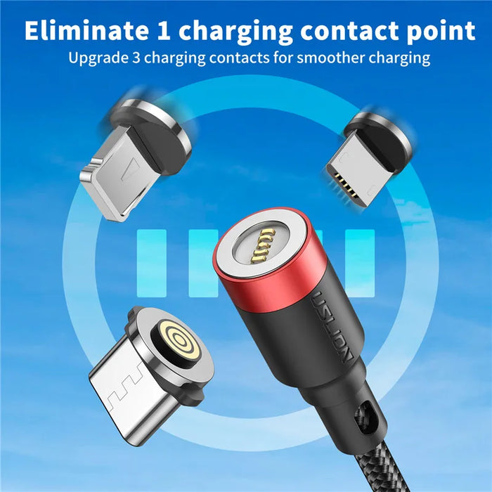 3A Magnetic Usb Cable For Fast Charging