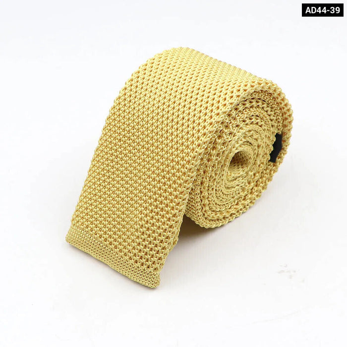 Colourful Knit Tie For Men Weddings Business And Parties