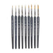 10 Mini Paint Brushes For Acrylic Oil Watercolour Art Thin