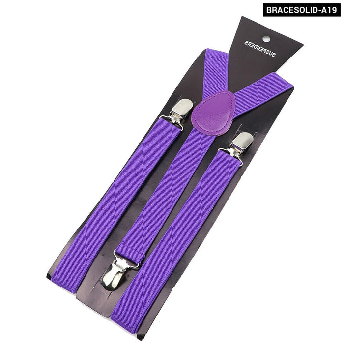 Adjustable Unisex Suspenders For Weddings