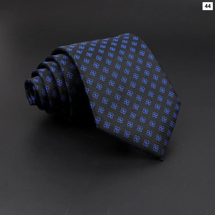 Mens Jacquard Striped Tie For Business Weddings And Daily Wear