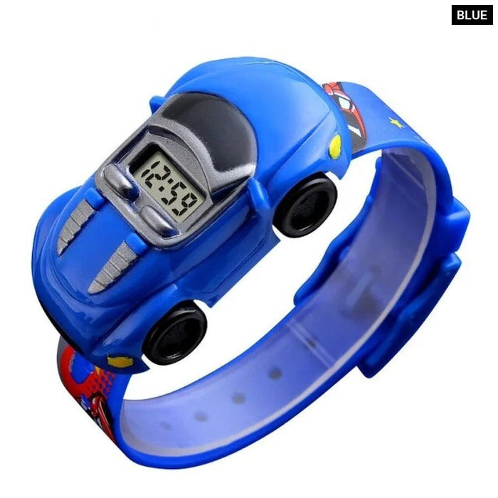 Kids Stainless Steel Band Analog Display Digital 3ATM 30M Water Resistant Wristwatch