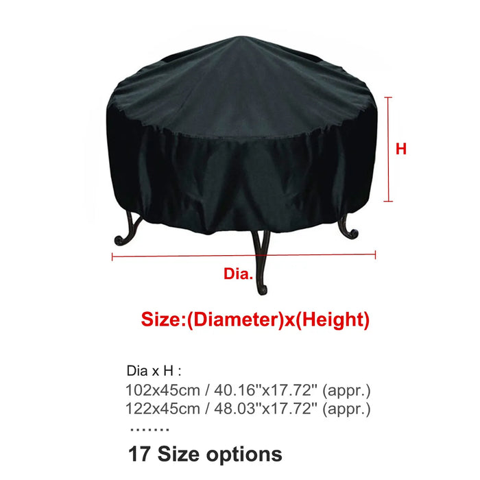 Black Waterproof BBQ Accessories Grill Cover Anti Dust Rain Gas Charcoal Electric Barbeque Grill Barbecue Supplies