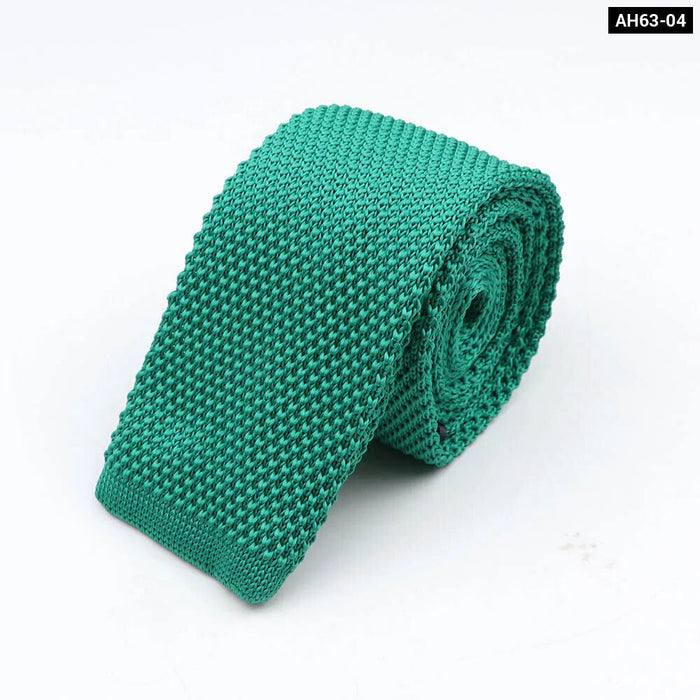 Colourful Knit Tie For Men Weddings Business And Parties