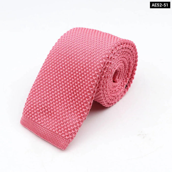 Colourful Knit Tie For Men Weddings Business And Parties