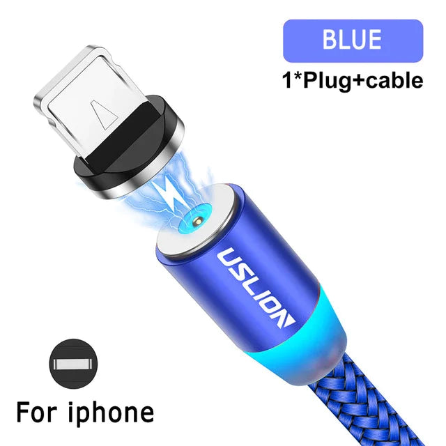 Led Magnetic Usb Cable For Iphone Android