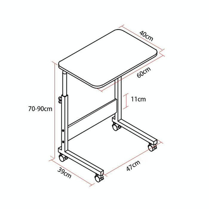 Wood Texture Portable Household Removable Laptop Desk Table