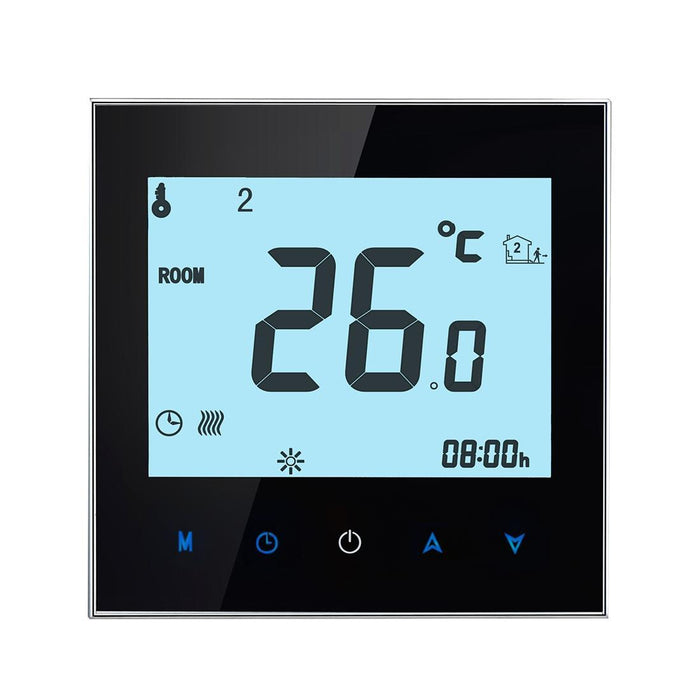 Wifi Touch Thermostat For Heating 16A Load Lcd Display Sensor Clock Temp Week
