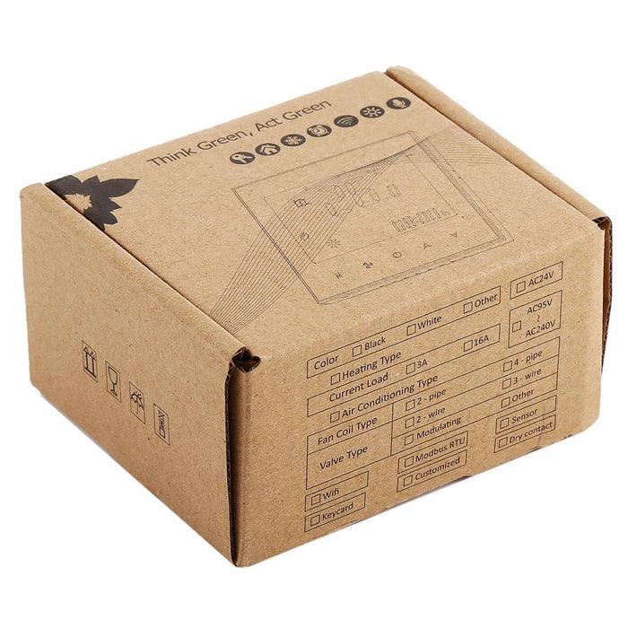 Wifi Touch Thermostat For Heating 16A Load Lcd Display Sensor Clock Temp Week