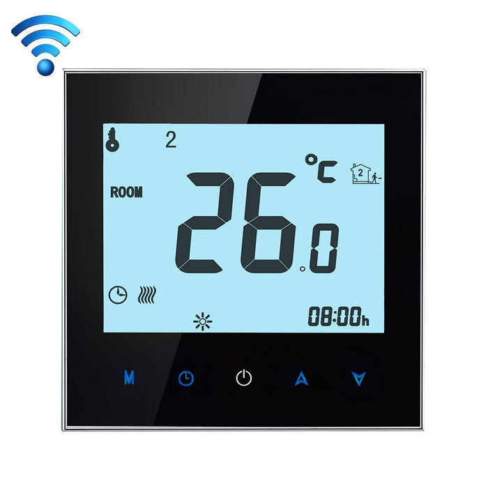 Wifi Touch Thermostat For Heating 16A Load Lcd Display Sensor Clock Temp Week