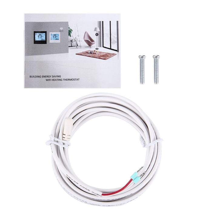 Wifi Touch Thermostat For Heating 16A Load Lcd Display Sensor Clock Temp Week