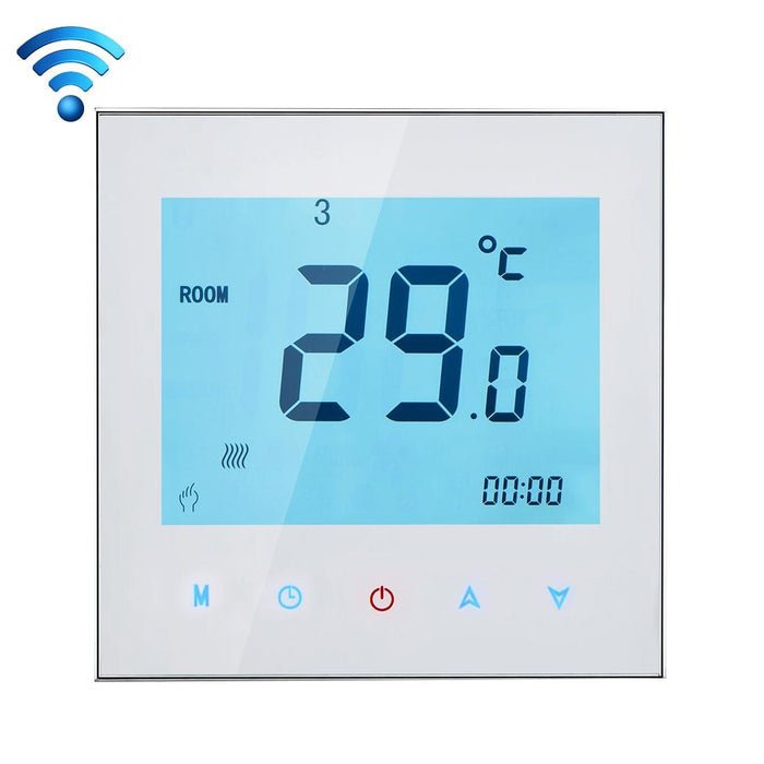 Wifi Touch Thermostat For Heating 16A Load Lcd Display Sensor Clock Temp Week