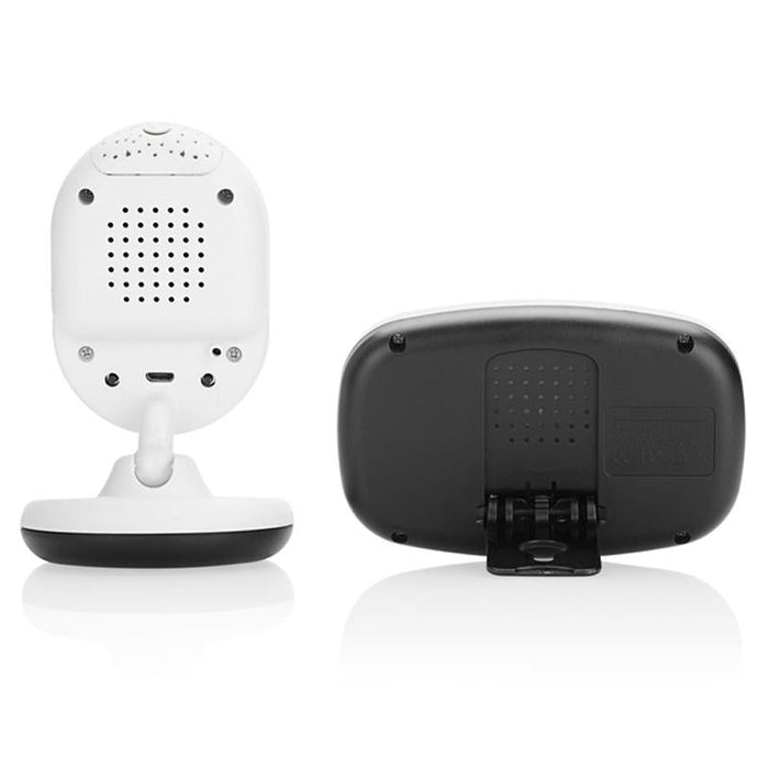 2.4 Inch Lcd 2.4Ghz Wireless Surveillance Camera Baby Monitor With 7-Ir Led Night Vision Two Way Voice Talk White