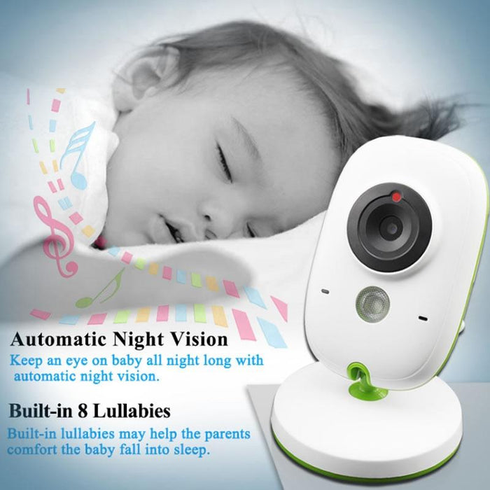 2.4 Inch Lcd 2.4Ghz Wireless Surveillance Camera Baby Monitor Support Two Way Talk Back Night Vision