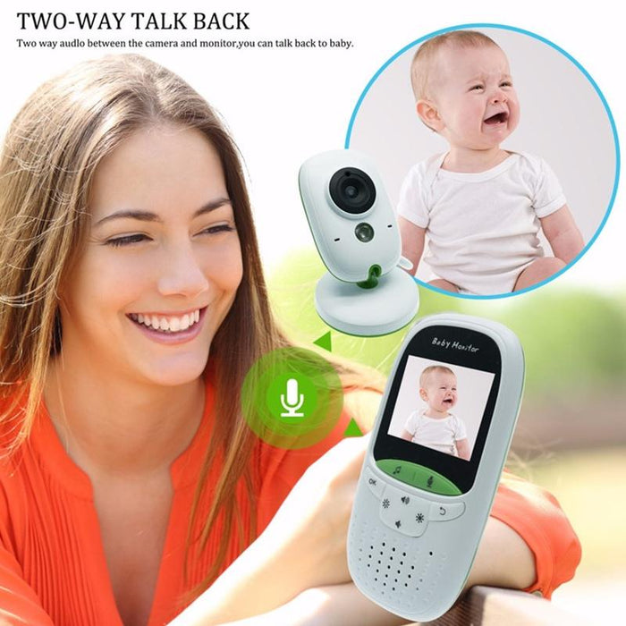 2.4 Inch Lcd 2.4Ghz Wireless Surveillance Camera Baby Monitor Support Two Way Talk Back Night Vision