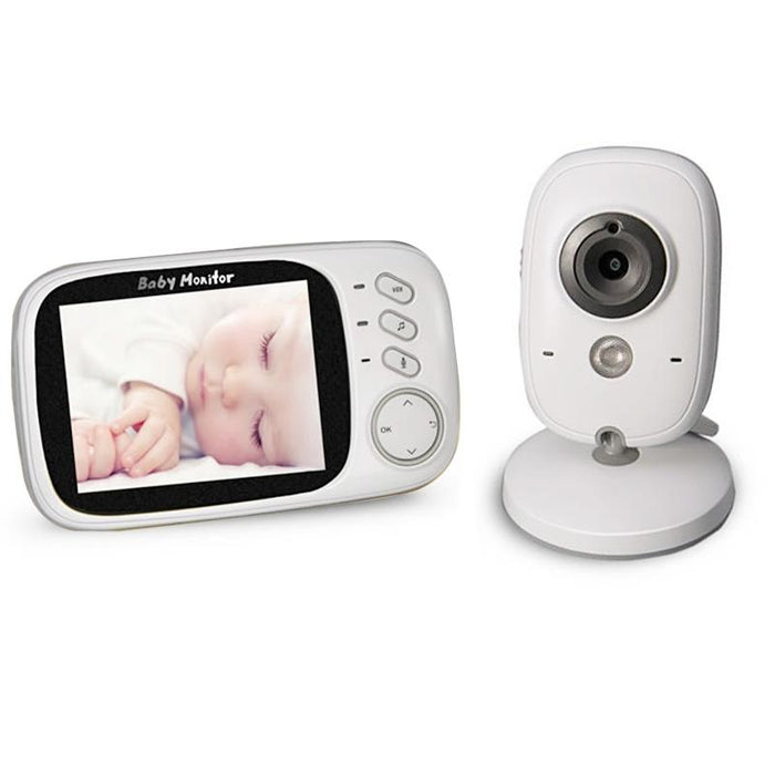 Vb603 3.2 Inch Lcd 2.4Ghz Wireless Surveillance Camera Baby Monitor Support Two Way Talk Back Night Vision White