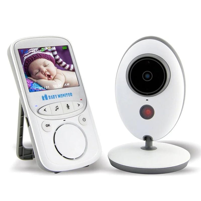 Vb605 2.4 Inch Lcd 2.4Ghz Wireless Surveillance Camera Baby Monitor Support Two Way Talk Back Night Vision White