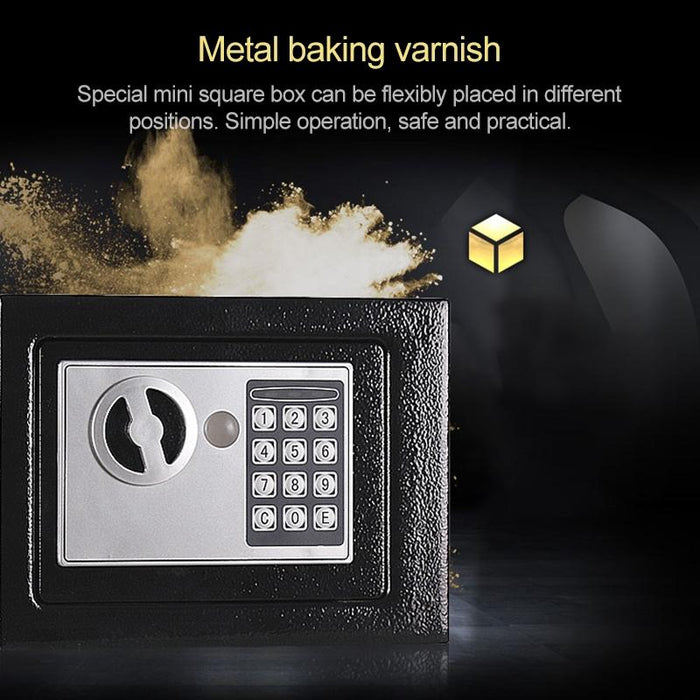 17E Wall Security Lock Box Compact Home Safe