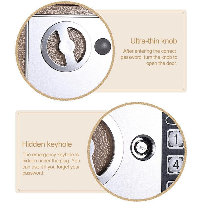 17E Wall Security Lock Box Compact Home Safe