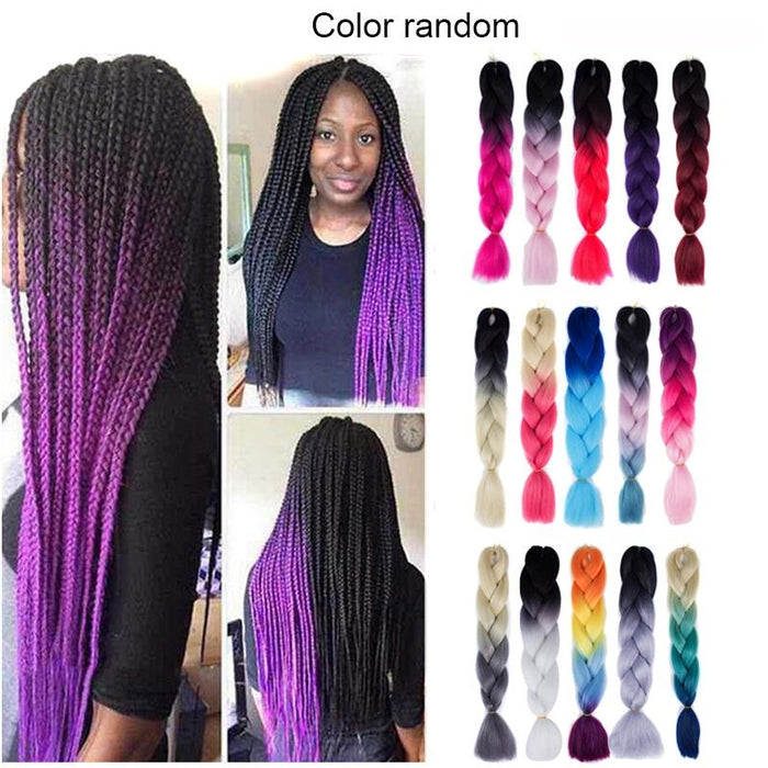 Gradient Braid Wigs 60Cm Length