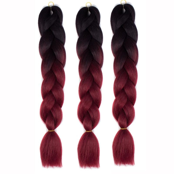 Gradient Braid Wigs 60Cm Length