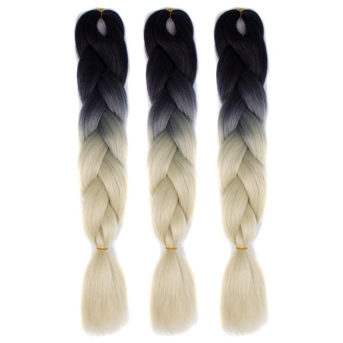 Gradient Braid Wigs 60Cm Length