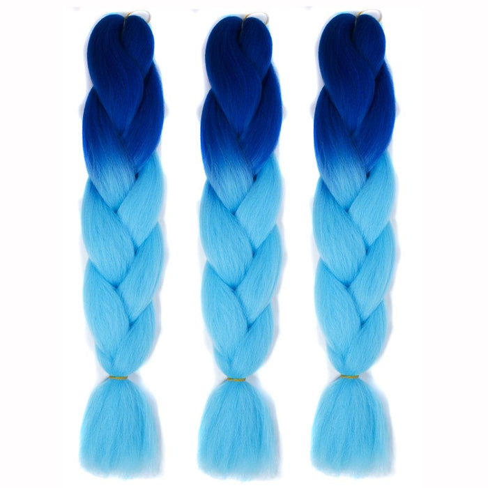 Gradient Braid Wigs 60Cm Length