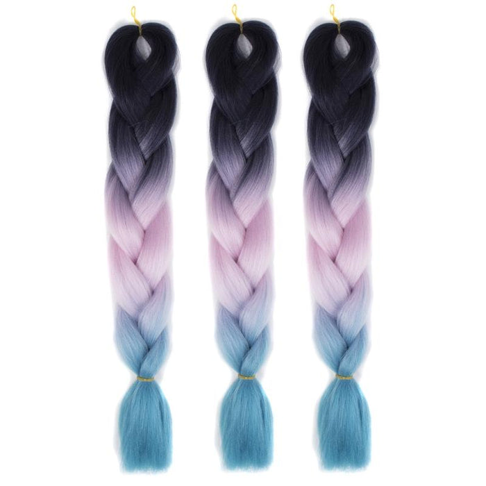 Gradient Braid Wigs 60Cm Length