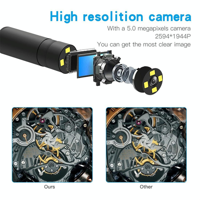 F230 Ip68 Waterproof Autofocus Wifi Endoscope Inspection Camera Length 10M Lens Diameter 14Mm