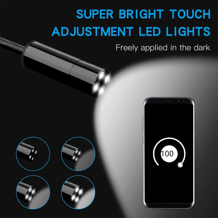 F230 Ip68 Waterproof Autofocus Wifi Endoscope Inspection Camera Length 10M Lens Diameter 14Mm