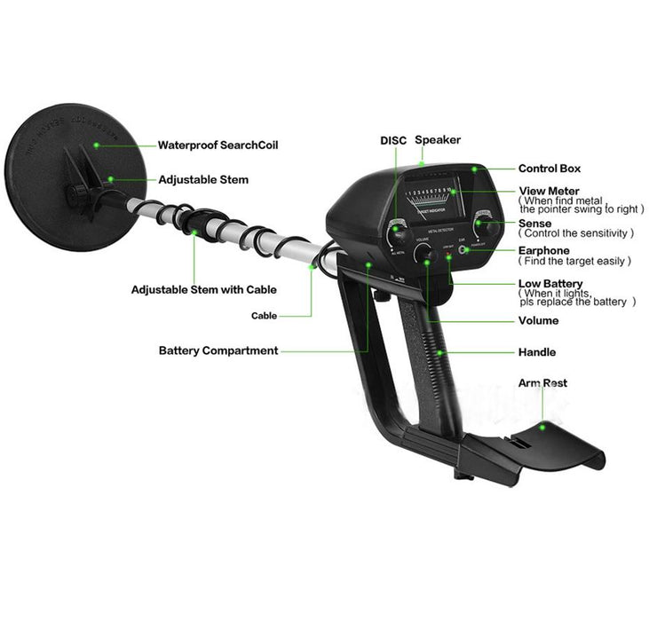 Md4030 Underground Metal Detector - Range 1-30Cm