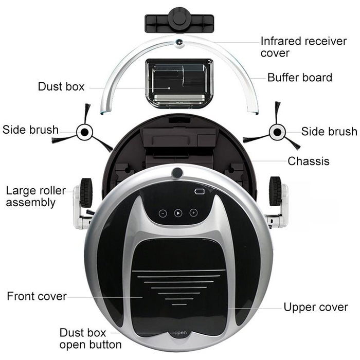 Fd-3rsw Ib Cs 800pa Suction Smart Household Vacuum Cleaner