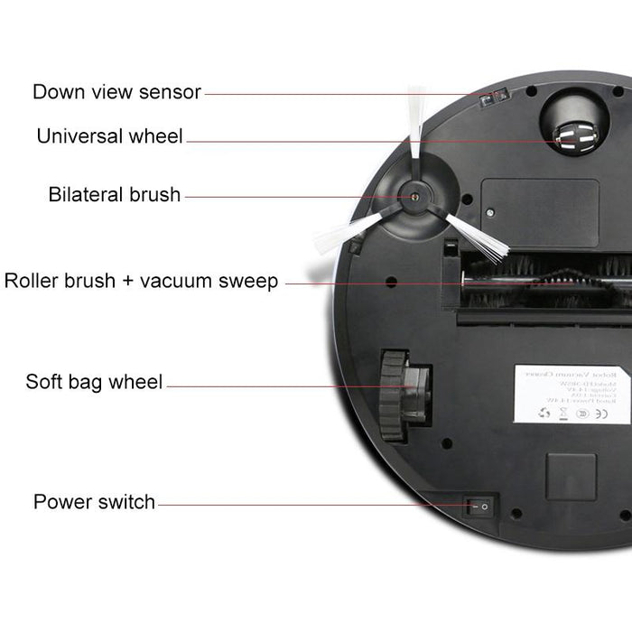 Fd-3rsw Ic Cs 1000pa Large Suction Smart Household Vacuum