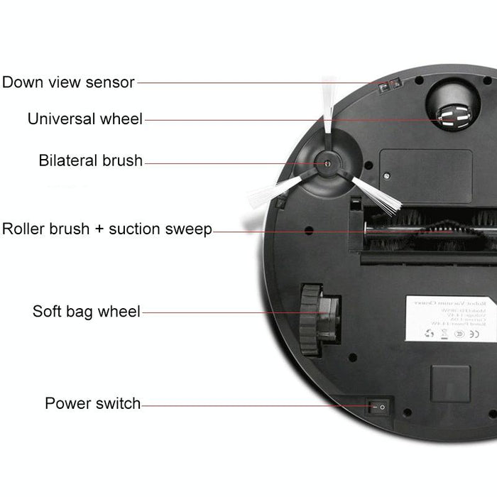 Fd-3rsw Iib Cs 1000pa Large Suction Smart Household Vacuum