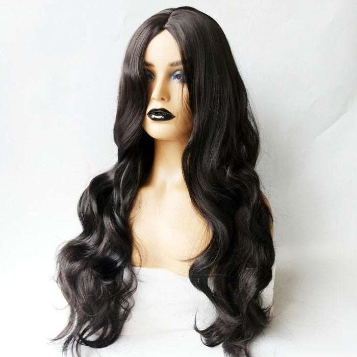 Centre Parted Long Curls Wig For Women