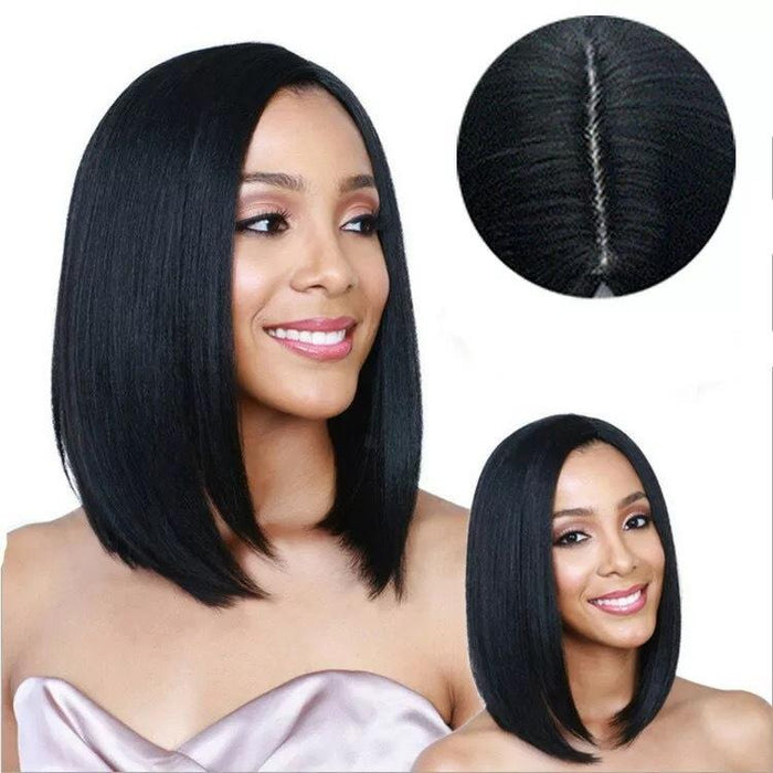 Fluffy Shoulder Length Straight Hair Wig For Women