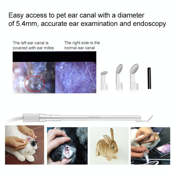 Supereyes Y003 Pet Ear Canal Nasal Cavity Waterproof Electronic Digital Endoscope