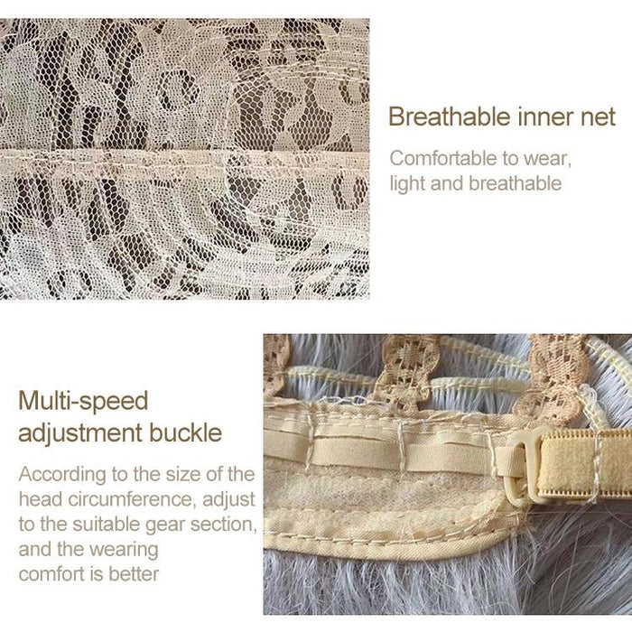 Long Curly Mixed Colour Wig for Women