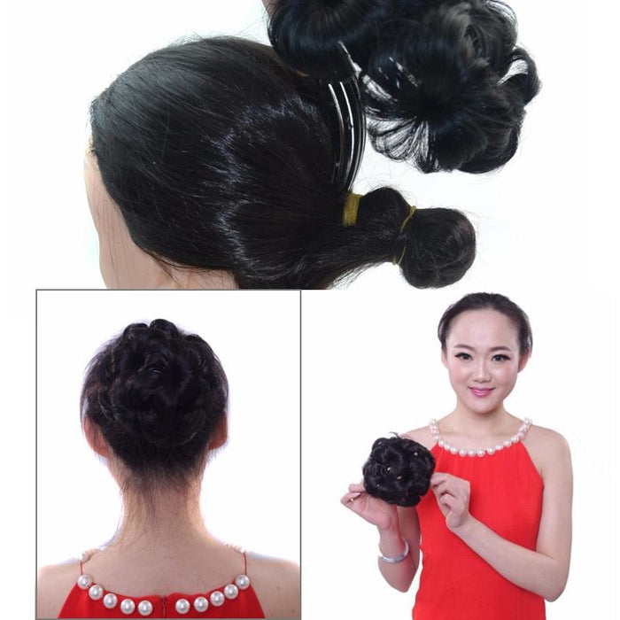 Flower Hairpin Headband For Bride S Wig