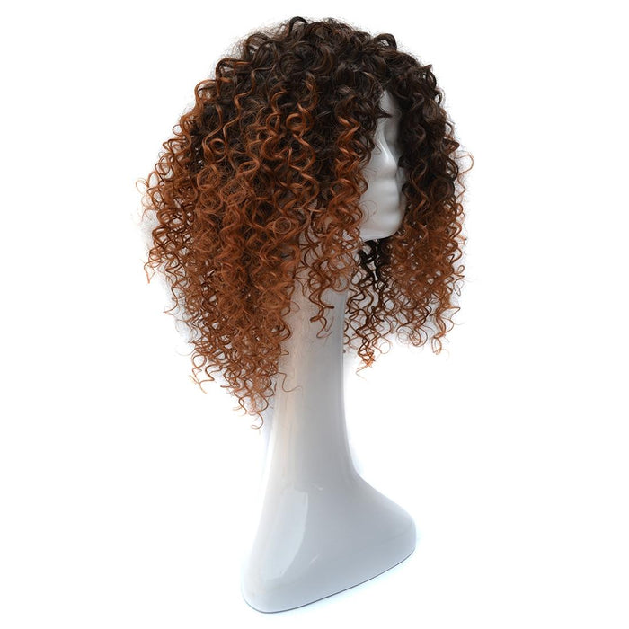 Gradient Light Short Curly Wig For Women