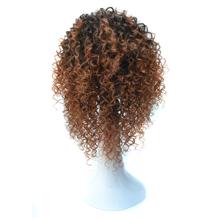 Gradient Light Short Curly Wig For Women