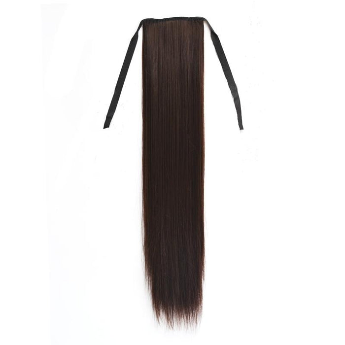 Long Straight Hair Bandage Style Wig For Women Natural Look